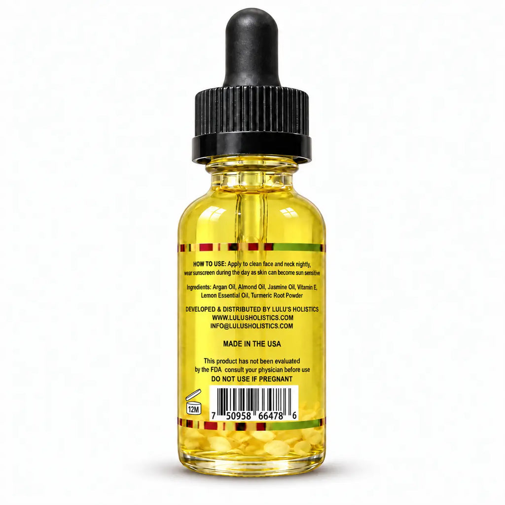 Lulu's Holistics Even-Tone Argan & Jasmin Nighttime Face Serum (30ml)