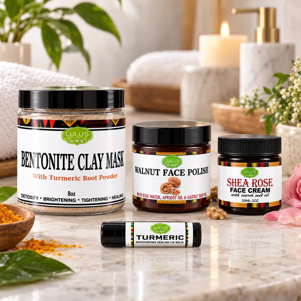 Lulu's Holistics Ultimate Skin Detox & Glow Routine Complete 4-Piece Set
