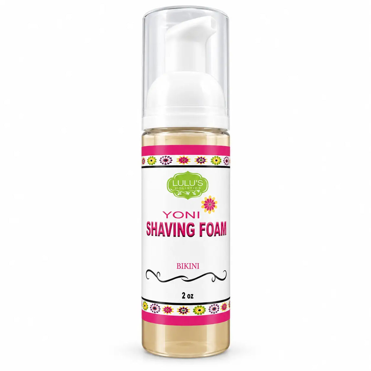 Lulu's Holistics Rose & Aloe Comfort-Glide Bikini Line Shaving Foam (2oz)