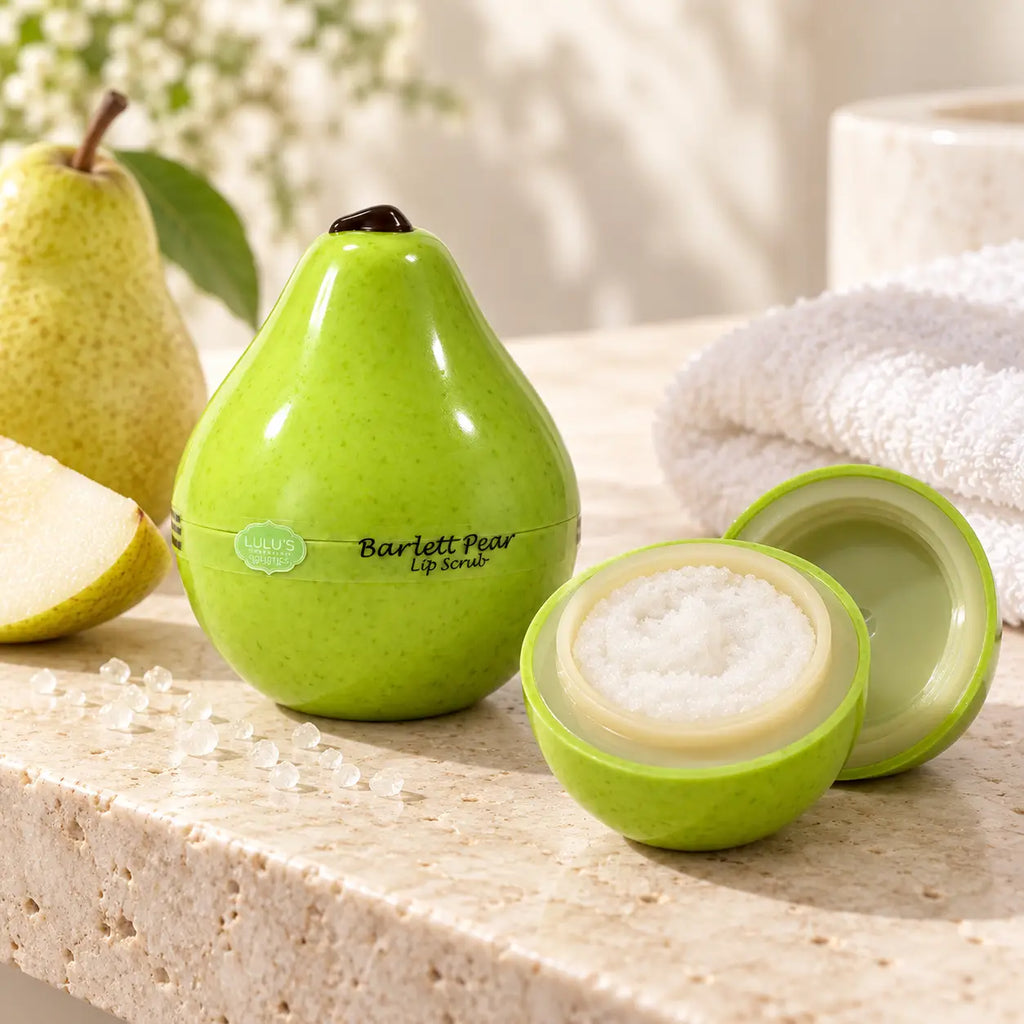 Lulu's Holistics Bartlett Pear Exfoliating Lip Scrub (2oz)