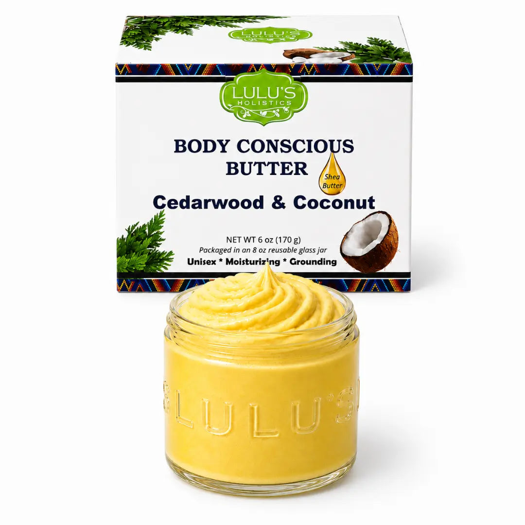 Cedarwood & Coconut Whipped Body Butter – Deep Moisture for Dry Skin