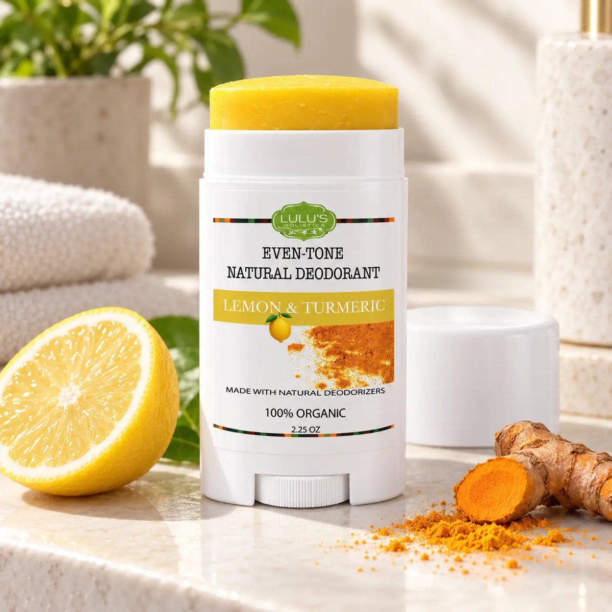 Lemon Turmeric Deodorant – Underarm Care for Uneven Tone