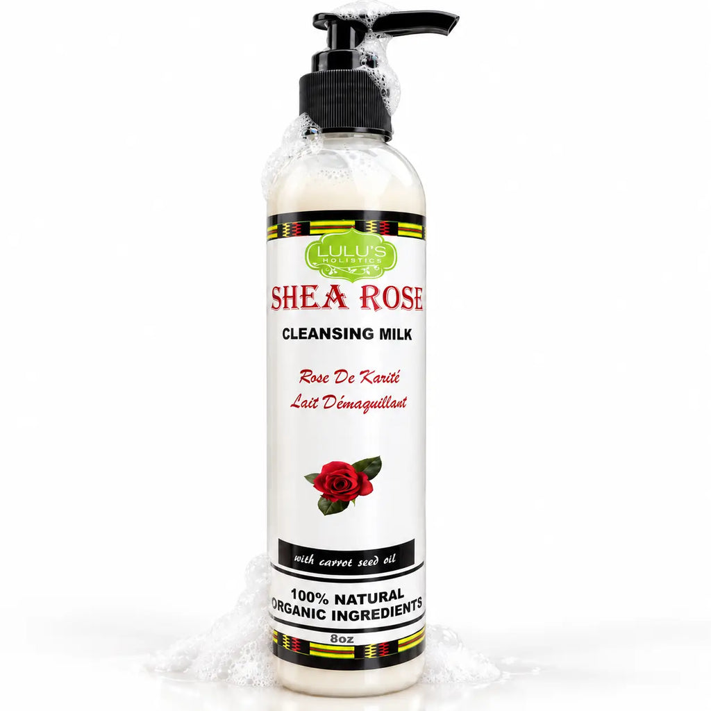 Shea-Rose Face Cleansing Milk – Gentle Hydrating Facial Cleanser