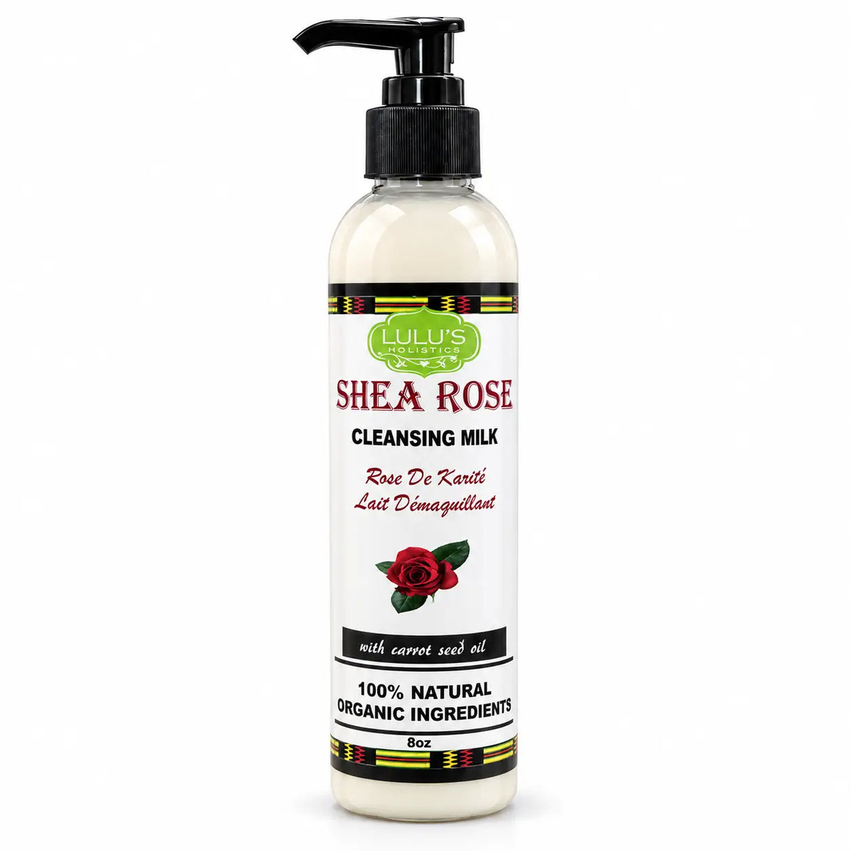 Shea-Rose Face Cleansing Milk – Gentle Hydrating Facial Cleanser