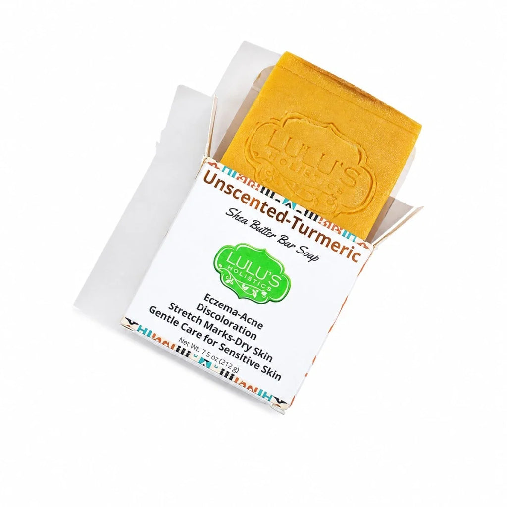 Unscented Turmeric Shea Butter Bar Soap – Gentle Brightening Cleanse